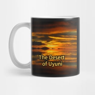 The Desert of Uyuni,a trip to Bolivia,travel,water reflection,Where the sky and the earth meet Mug